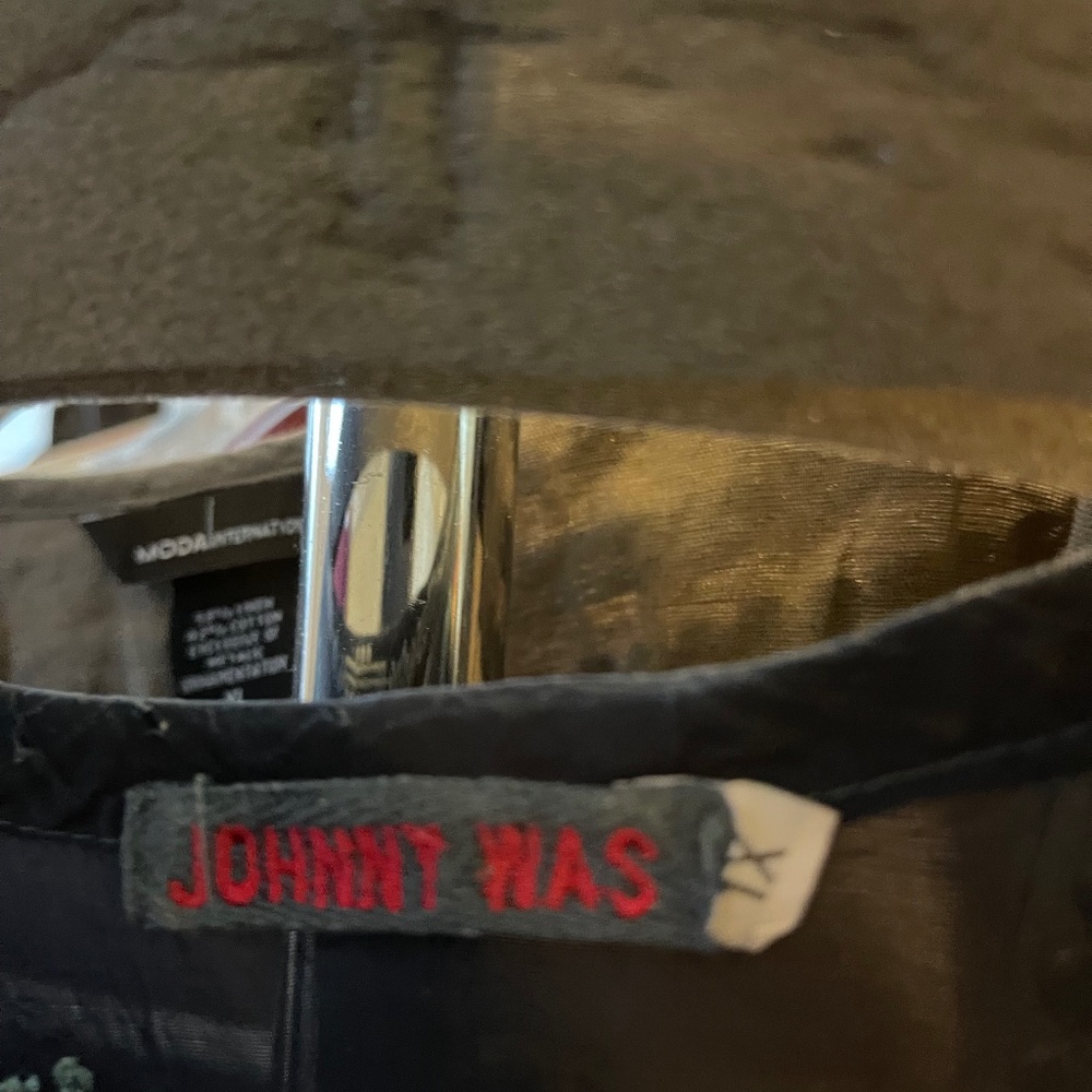 Johnny Was embroidered tunic